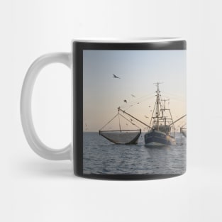 fishing boat Mug